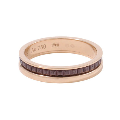 Boucheron Quatre Classic Ring Half Size 51/#11JAL00175/JAL0017551 K18PG K18YG BrownPVD