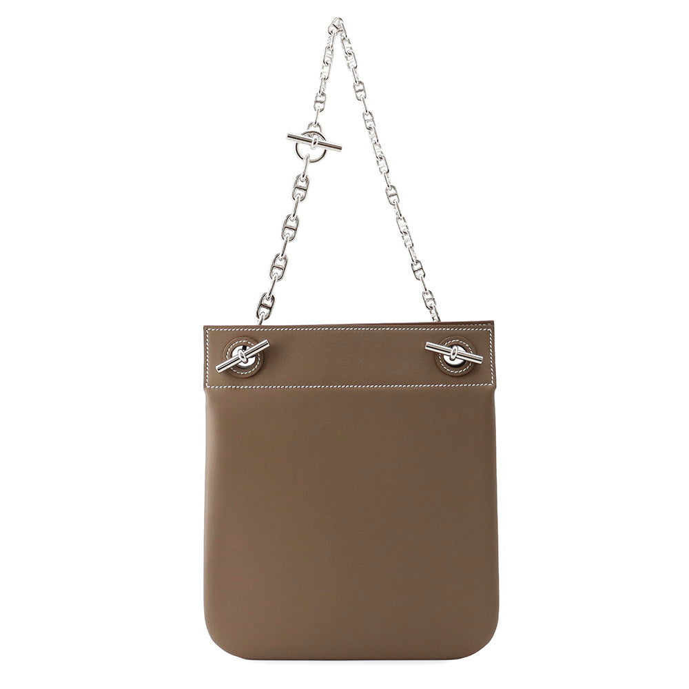 HERMES Posh Cliquetis Etoupe Swift Leather