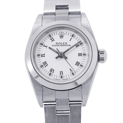 ROLEX Oyster Perpetual W24mm Stainless Steel White Dial76080