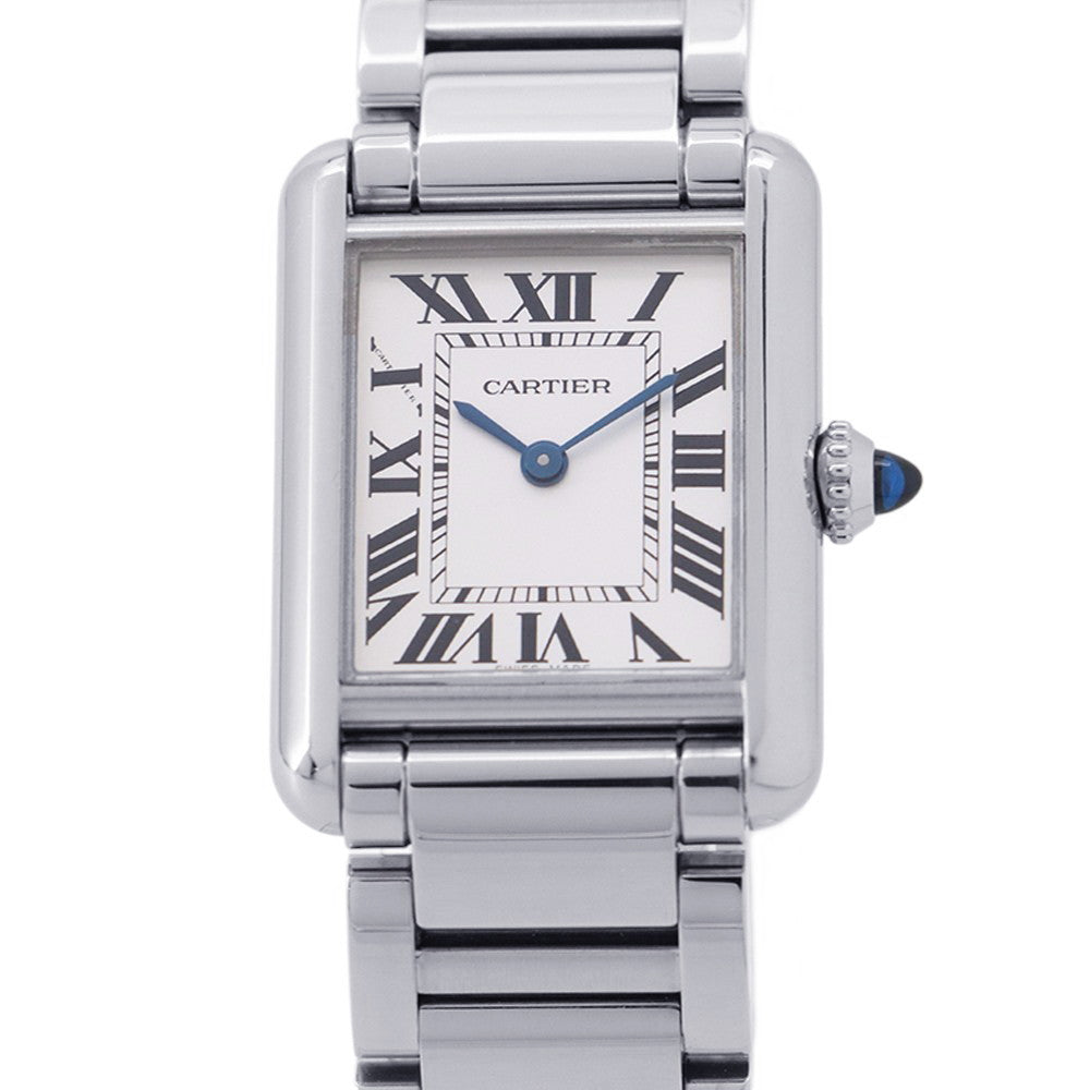CARTIER Tank mast SM W29.5mm×H22mm Stainless Steel Silver DialWSTA0051