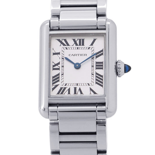 CARTIER Tank mast SM W29.5mm×H22mm Stainless Steel Silver DialWSTA0051