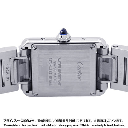 CARTIER Tank mast SM W29.5mm×H22mm Stainless Steel Silver DialWSTA0051