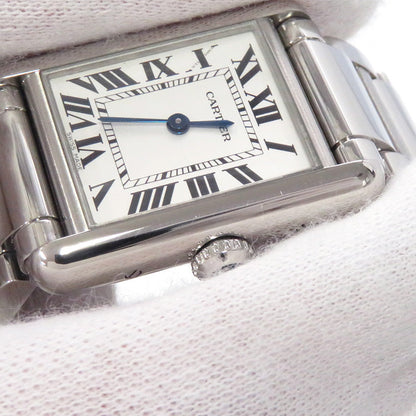 CARTIER Tank mast SM W29.5mm×H22mm Stainless Steel Silver DialWSTA0051