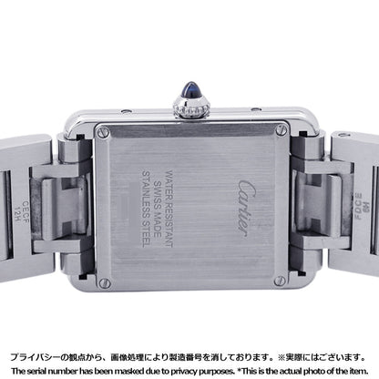 CARTIER Must tank LM W25.5mm x H33.7mm Stainless Steel Silver DialWSTA0052