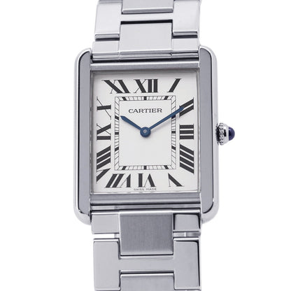 CARTIER Tank Solo LM H34.8mm×W27.4mm Stainless Steel Silver DialW5200014