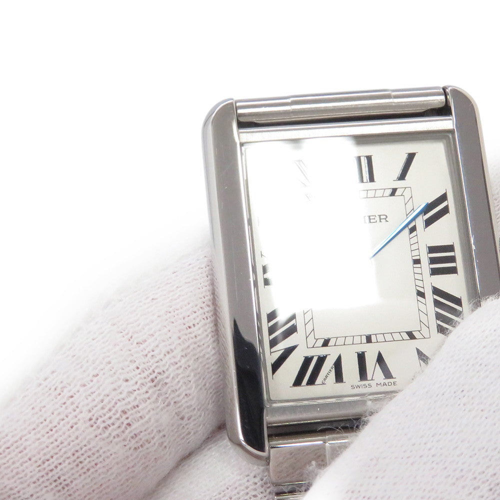 CARTIER Tank Solo LM H34.8mm×W27.4mm Stainless Steel Silver DialW5200014