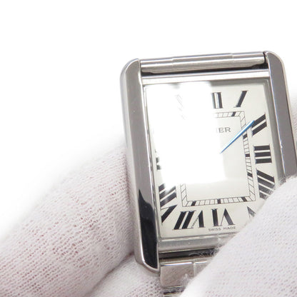CARTIER Tank Solo LM H34.8mm×W27.4mm Stainless Steel Silver DialW5200014