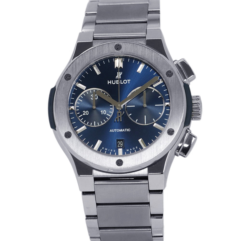 HUBLOT Classic fusion W45mm TI Blue Dial520.NX.7170.NX
