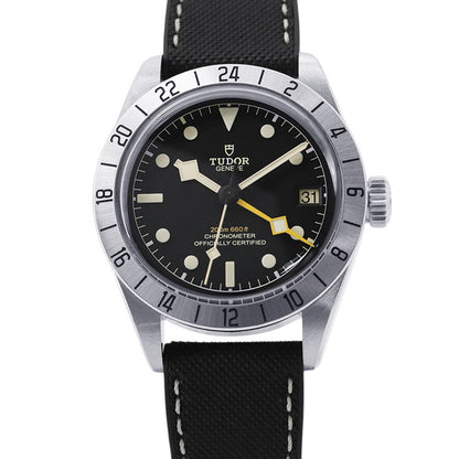 TUDOR Black Bay Pro W39mm Stainless Steel Leather Rubber Black DialM79470-0003