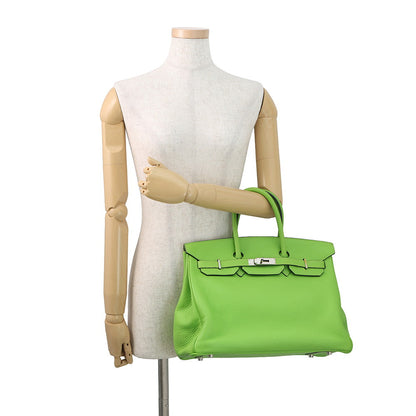 HERMES Birkin Apple Green Taurillon Clemence Size 35