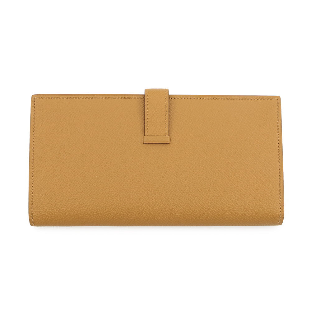 HERMES Bearnsfre Verso Sesame/Blue Brume Epsom