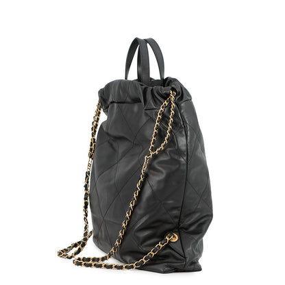 CHANEL CHANEL22 Backpack BlackAS3313 Leather Size Large