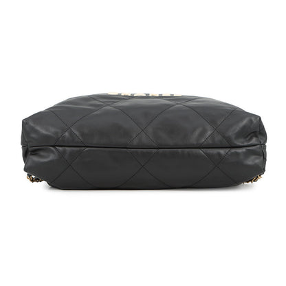 CHANEL CHANEL22 Backpack BlackAS3313 Leather Size Large