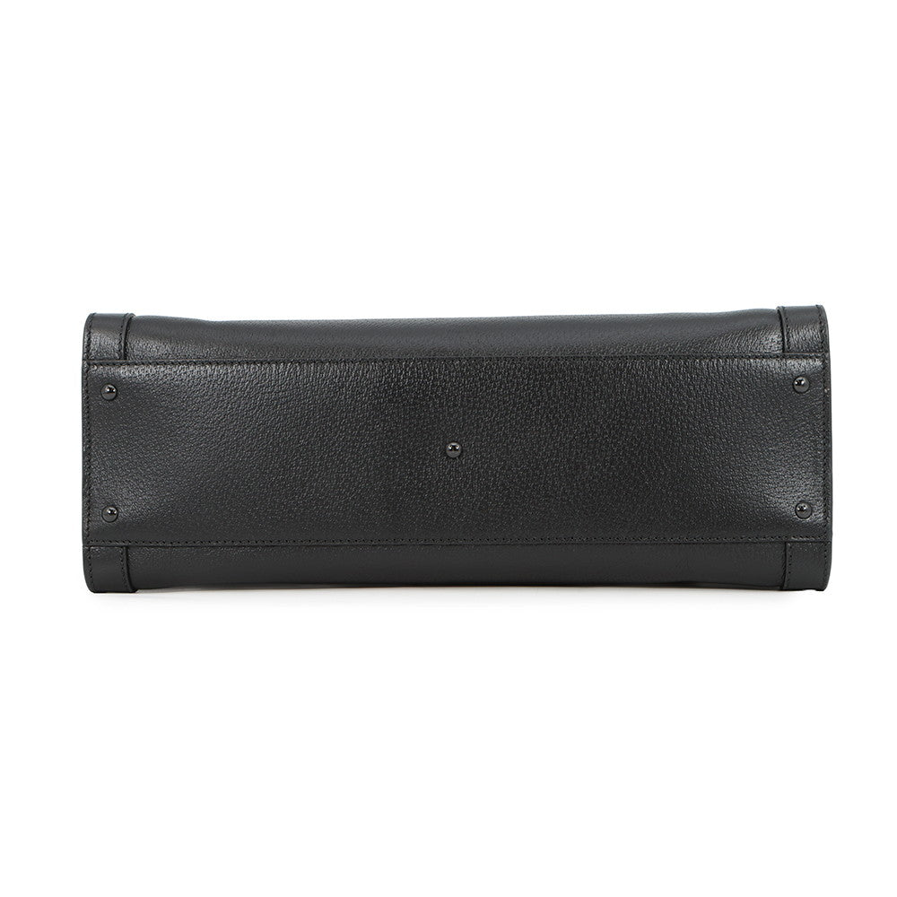 GUCCI Diana Bamboo 3WAY Bag Black703218 Leather Size Large