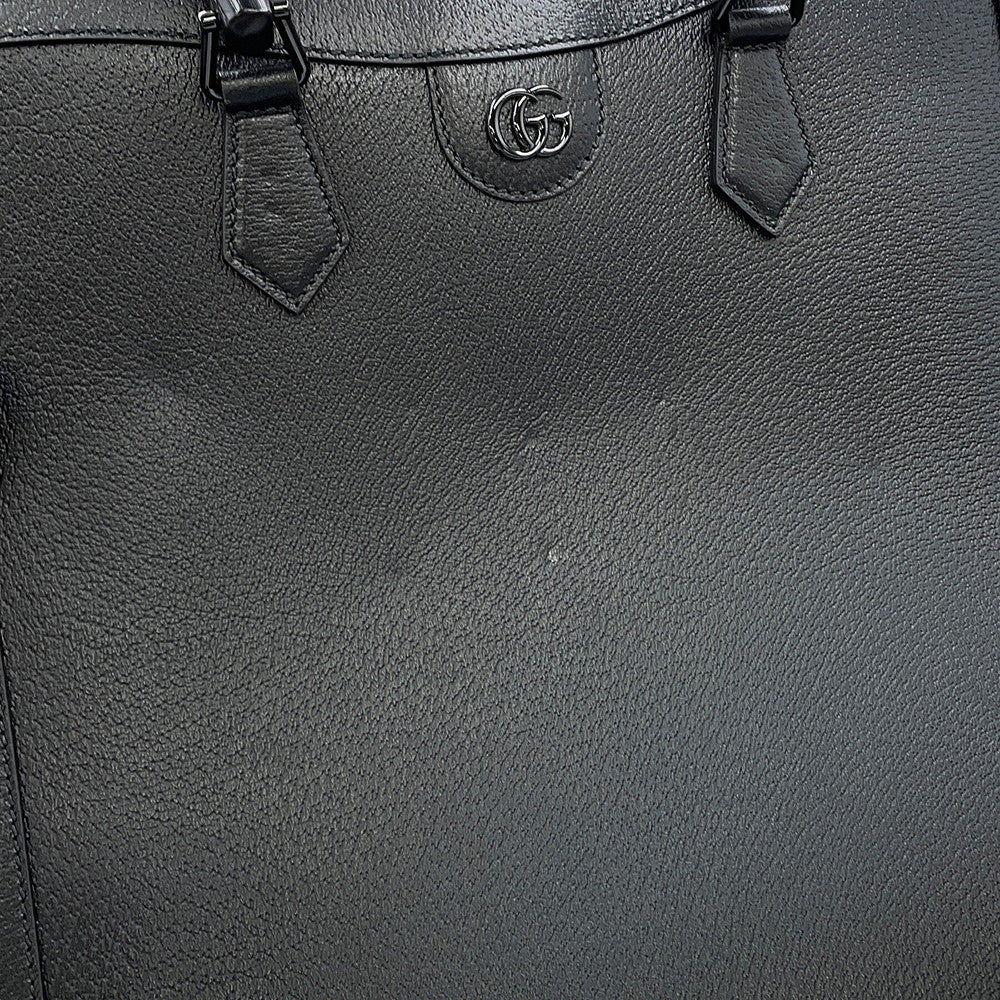 GUCCI Diana Bamboo 3WAY Bag Black703218 Leather Size Large