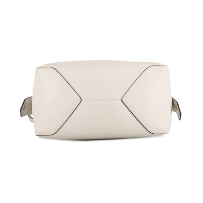 PRADA Supernova 2WAY Bag White1BA365 Leather Size Medium