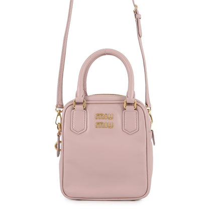 MIUMIU 2WAYBag Lavender5BB126 Leather