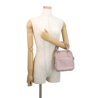 MIUMIU 2WAYBag Lavender5BB126 Leather