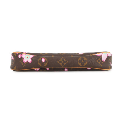 LOUIS VUITTON Pochette Accessoires Brown/PinkM92006 Monogram Cherry Blossom