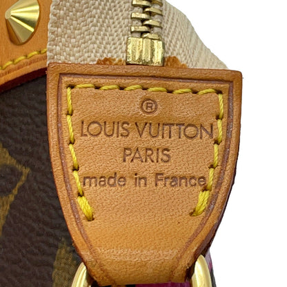 LOUIS VUITTON Pochette Accessoires Brown/PinkM92006 Monogram Cherry Blossom