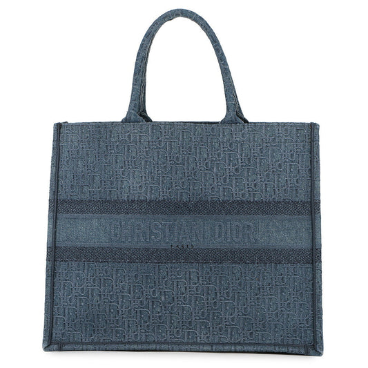 Dior Book tote BlueM1286ZWAL Denim Size Large