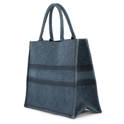 Dior Book tote BlueM1286ZWAL Denim Size Large