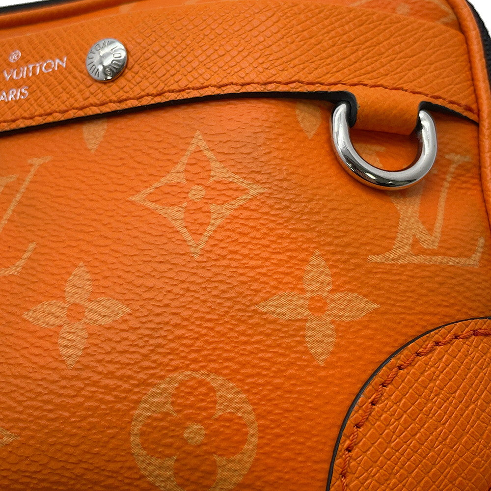 LOUIS VUITTON Alpha Wearable Wallet NV TangerineM31073 Monogram Taigarama