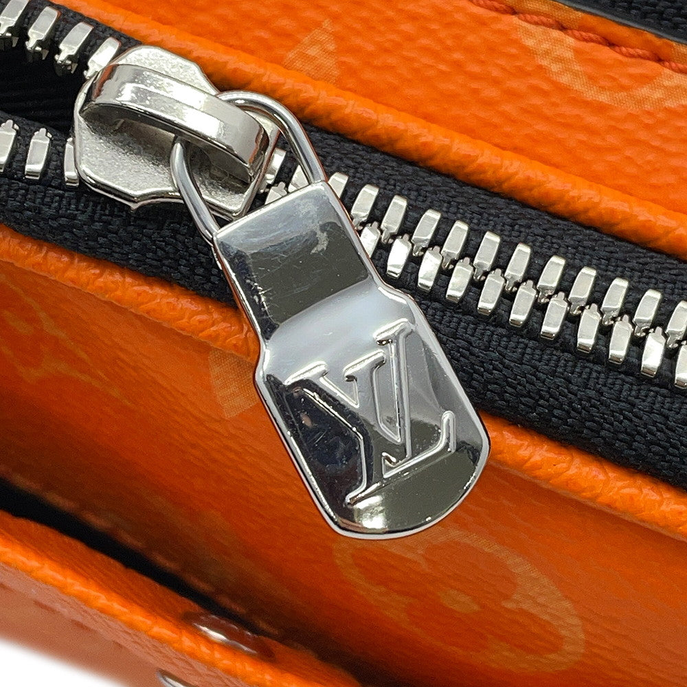 LOUIS VUITTON Alpha Wearable Wallet NV TangerineM31073 Monogram Taigarama
