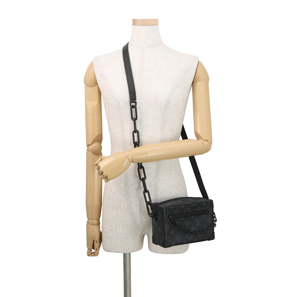 LOUIS VUITTON Mini Soft Trunk NoirM44735 Monogram Eclipse