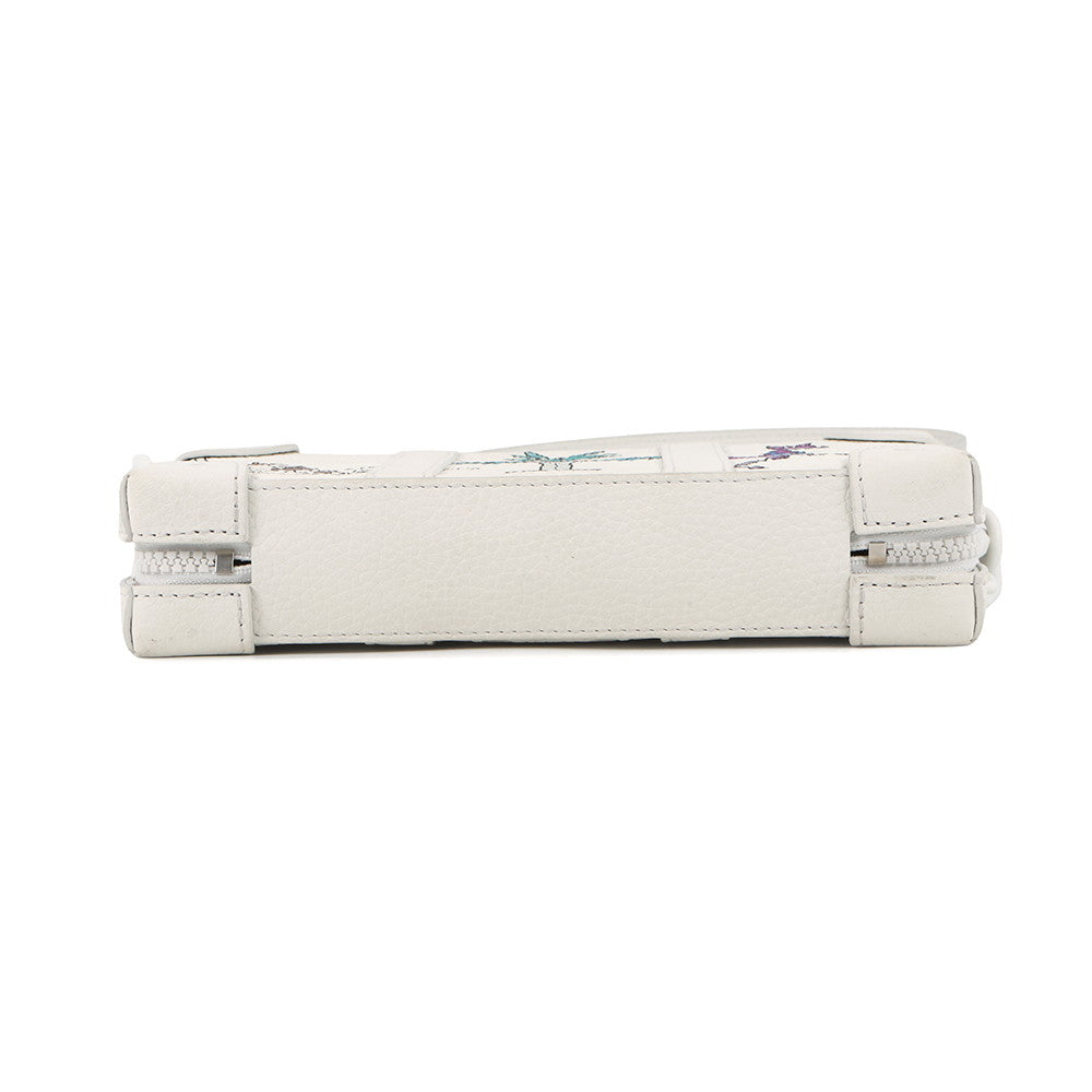 LOUIS VUITTON Soft Trunk / Wallet WhiteM80146 Monogram・Taurillon LV Friend