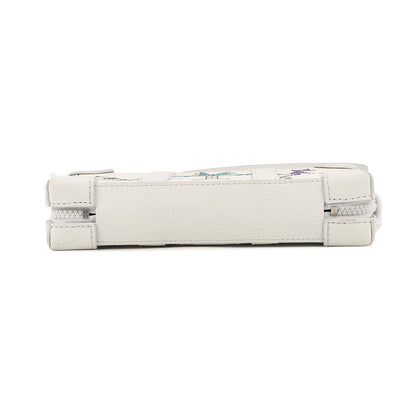 LOUIS VUITTON Soft Trunk / Wallet WhiteM80146 Monogram・Taurillon LV Friend