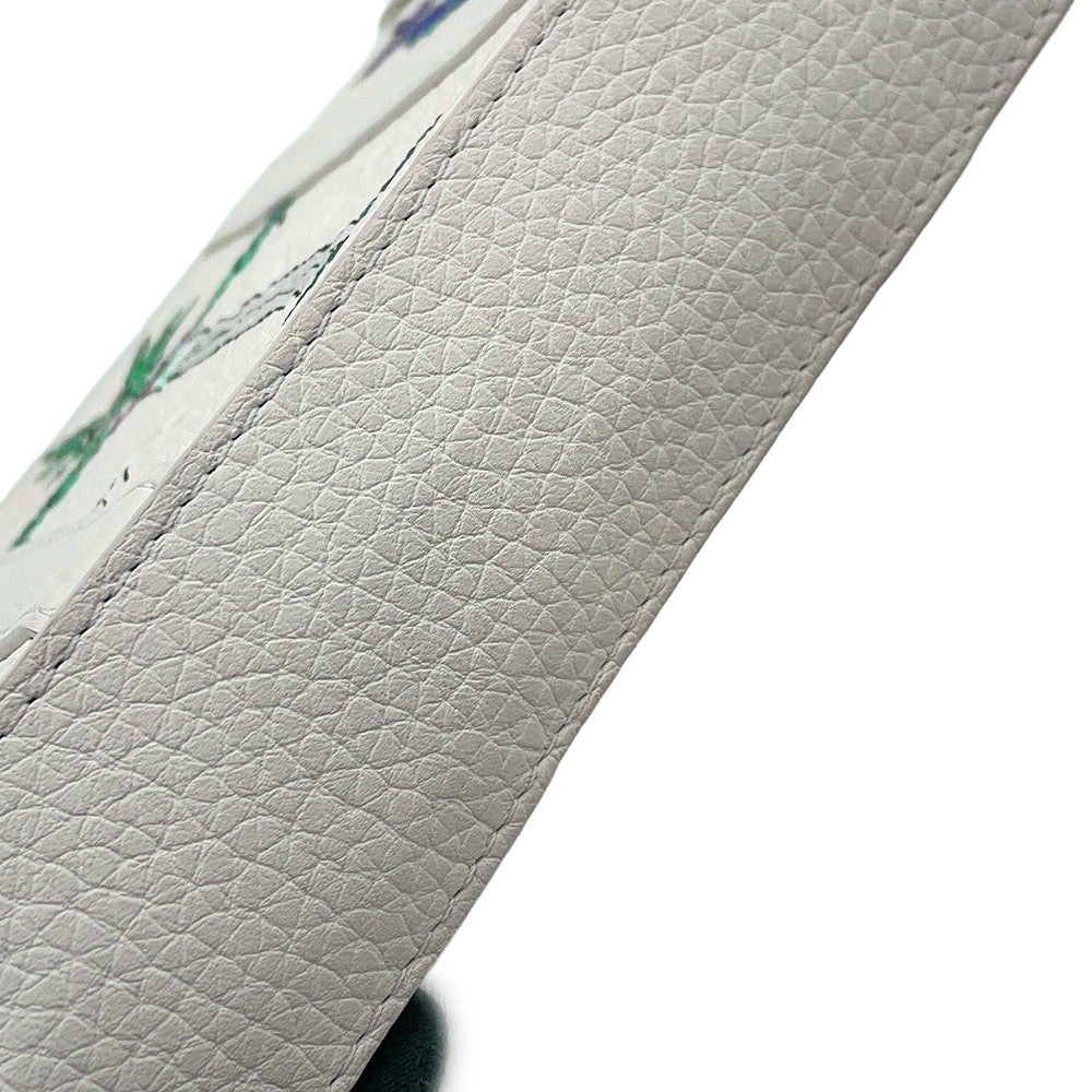 LOUIS VUITTON Soft Trunk / Wallet WhiteM80146 Monogram・Taurillon LV Friend