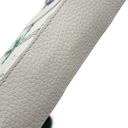 LOUIS VUITTON Soft Trunk / Wallet WhiteM80146 Monogram・Taurillon LV Friend