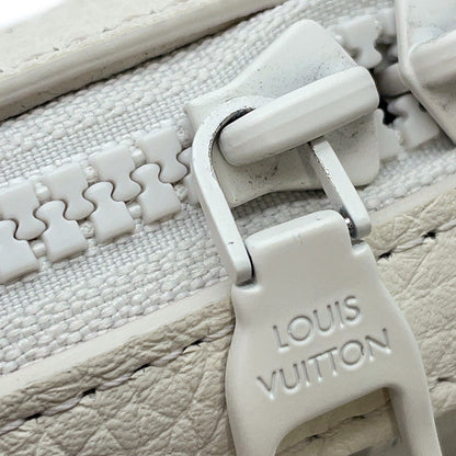 LOUIS VUITTON Soft Trunk / Wallet WhiteM80146 Monogram・Taurillon LV Friend