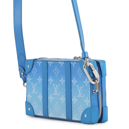 LOUIS VUITTON Crows Collection Soft Trunk Wallet Blue/WhiteM45432 Monogram Clouds