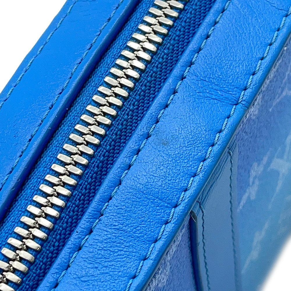 LOUIS VUITTON Crows Collection Soft Trunk Wallet Blue/WhiteM45432 Monogram Clouds