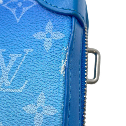 LOUIS VUITTON Crows Collection Soft Trunk Wallet Blue/WhiteM45432 Monogram Clouds