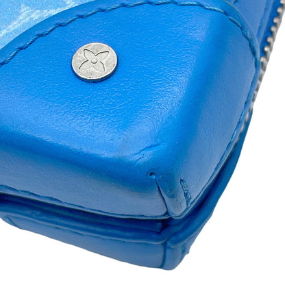 LOUIS VUITTON Crows Collection Soft Trunk Wallet Blue/WhiteM45432 Monogram Clouds