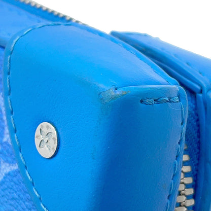 LOUIS VUITTON Crows Collection Soft Trunk Wallet Blue/WhiteM45432 Monogram Clouds