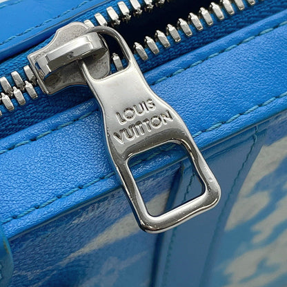 LOUIS VUITTON Crows Collection Soft Trunk Wallet Blue/WhiteM45432 Monogram Clouds