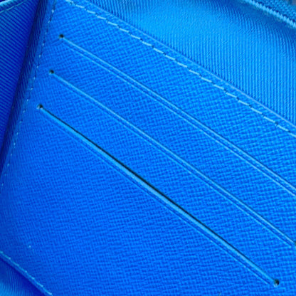 LOUIS VUITTON Crows Collection Soft Trunk Wallet Blue/WhiteM45432 Monogram Clouds