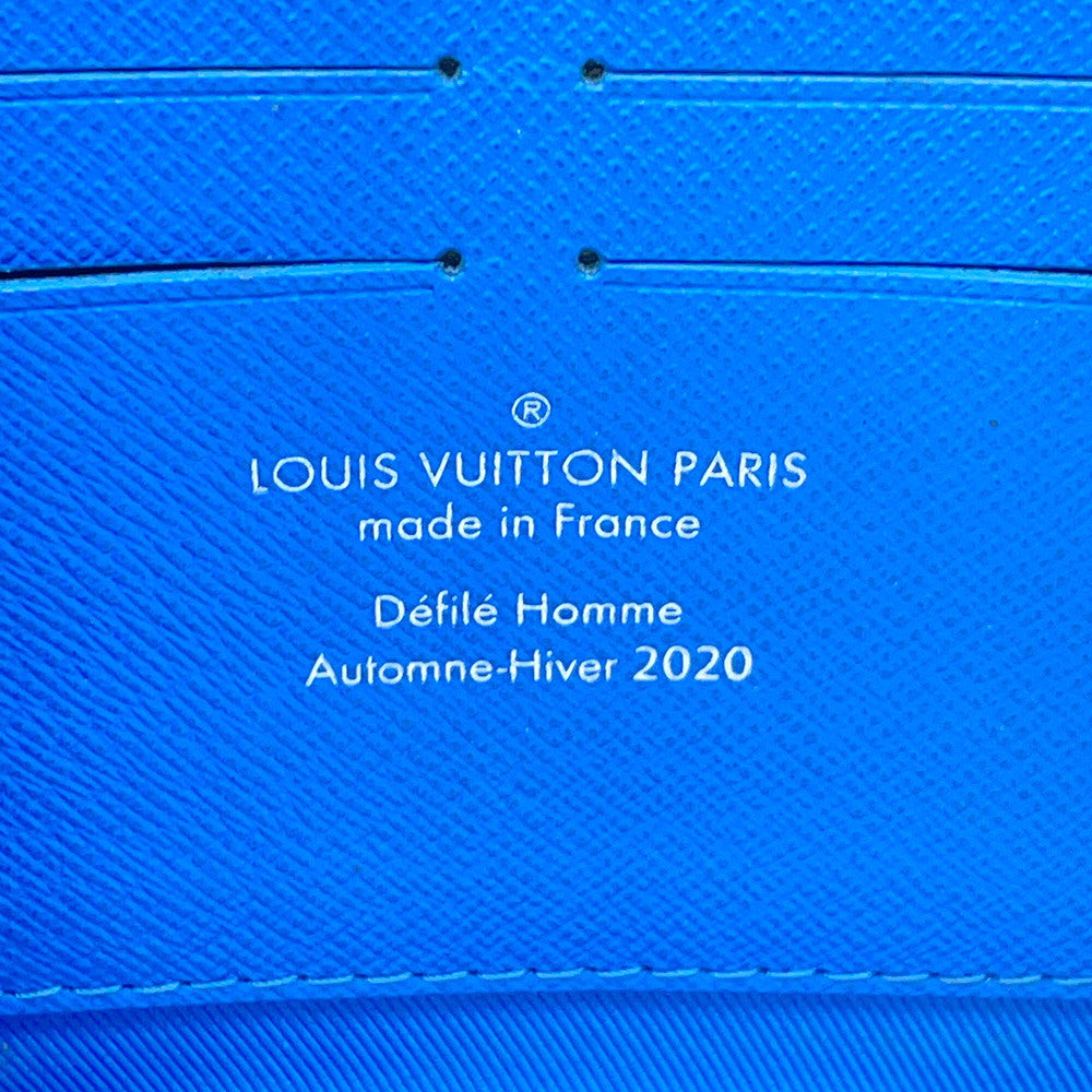 LOUIS VUITTON Crows Collection Soft Trunk Wallet Blue/WhiteM45432 Monogram Clouds