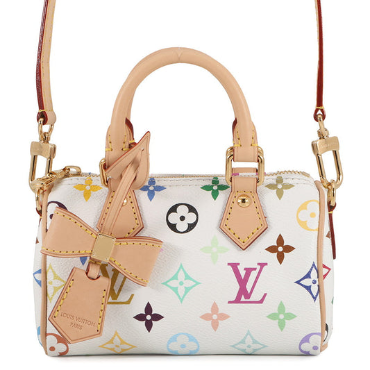 LOUIS VUITTON LV × TM Nano Speedy White/MulticolorM13391 Monogram・Multicolor Size 16