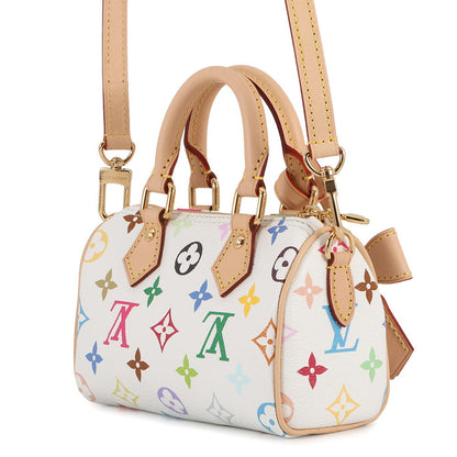 LOUIS VUITTON LV × TM Nano Speedy White/MulticolorM13391 Monogram・Multicolor Size 16