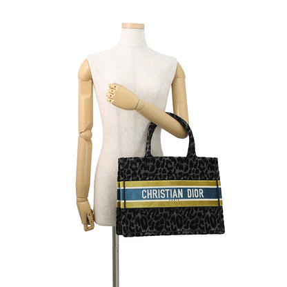 Dior Book tote Black/GrayM1296ZTGT_M932 Velour Size Medium