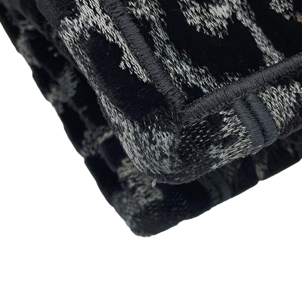 Dior Book tote Black/GrayM1296ZTGT_M932 Velour Size Medium