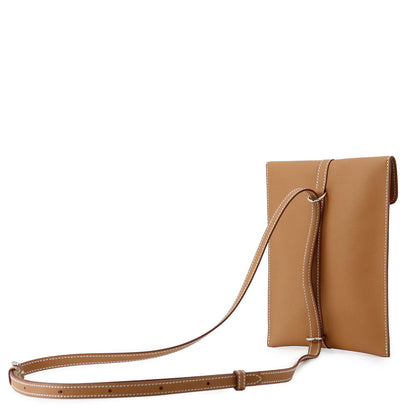 HERMES Glennan To-Go Gold Swift Leather