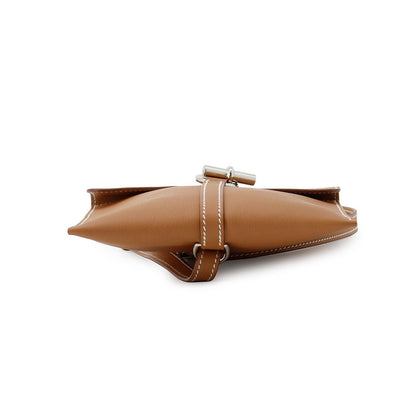 HERMES Glennan To-Go Gold Swift Leather