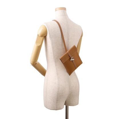 HERMES Glennan To-Go Gold Swift Leather