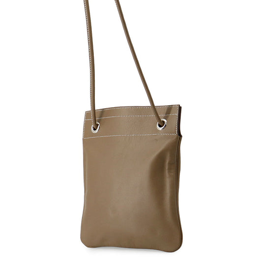 HERMES Sack Aline Etoupe Swift Leather Size Mini